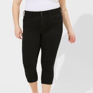 Torrid Crop Black Jeggings
